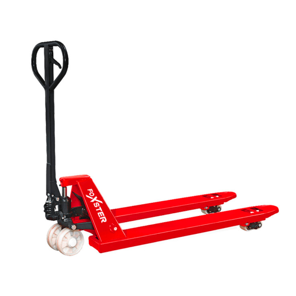 sk_Гидравлическая тележка, 2000кг, 1150х550мм, нейлоновые колеса и ролики, красный