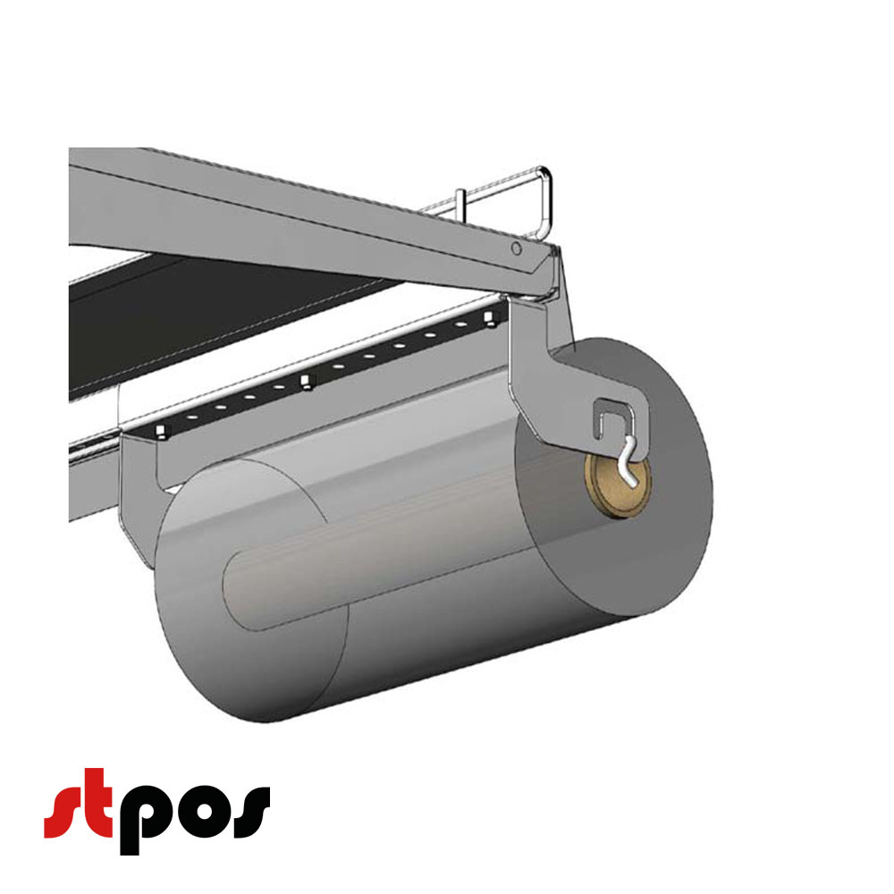 9_Держатель пакетов фасовочных на втулке, полочный, 330 мм, набор