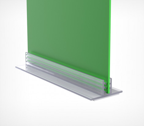 02_Угловой захват cамоклеящийся на вспененном скотче SGT-25, 25х25,25х75 мм, Прозрачный