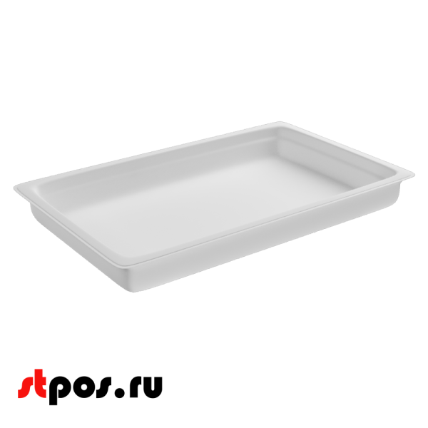 00_Гастроемкость из полипропилена 530х325х65мм (GN11 h-65) белый