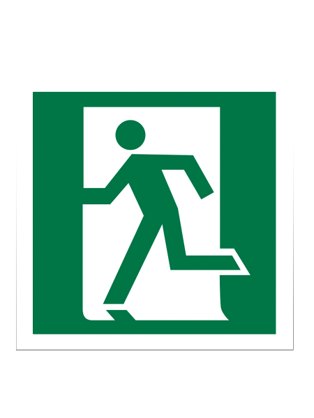 sk_Наклейка Выход налево 200х200мм