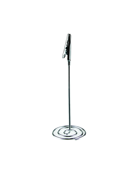 00_Держатель ценника с металлическим зажимом и спиральным основанием SPIRAL-CLIP