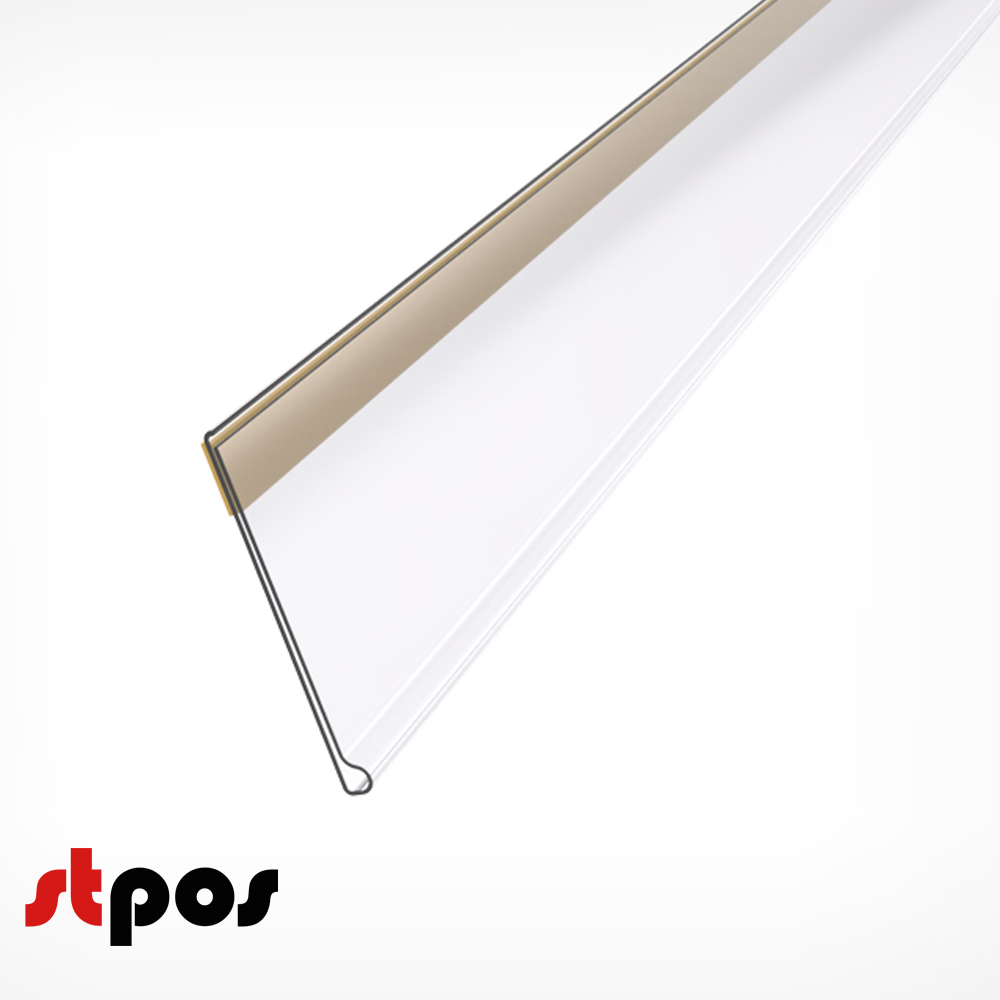 00_Ценникодержатель полочный самоклеящийся DBR20, дFC03E83C820608CCB53E148A600106EB