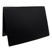 Ценник-домик меловой из полипропилена 0,5мм, 105х74 мм, Черный