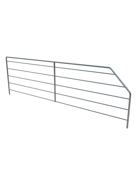 sk_Разделитель проволочный скошенный 90h, 600 мм (унив. для 25/50 серии), Хром