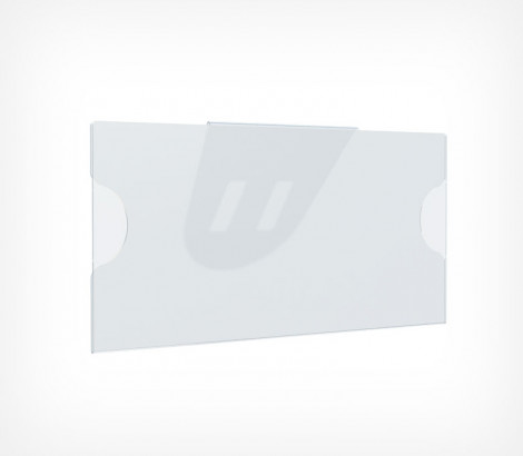 01_Карман для тыльной стороны кассет цен A7 и A7L PC BACK-POCKET, 117х56,5 мм, Прозрачный