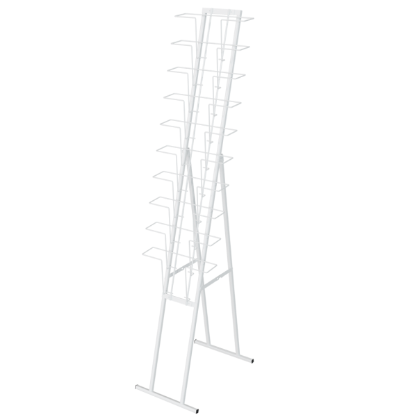 sk_КОМПЛЕКТ Буклетница складная с дисплеем 10 ячеек А4 горизонтальная, RAL9016, Белый