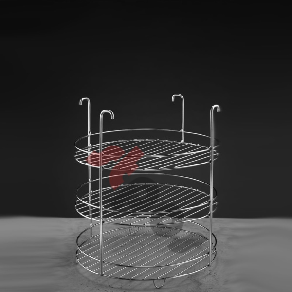 00_Решетка для тандыра №12 (295х320 мм) 3 яруса с дополнительными бортами