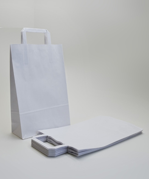 01_Крафт пакет 220х330x80 мм, Белый, Набор 10 шт.