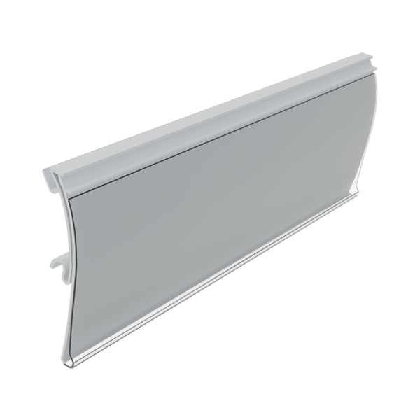 sk_Ценникодержатель полочный HSAC 39 длина  100мм БЕЛЫЙ