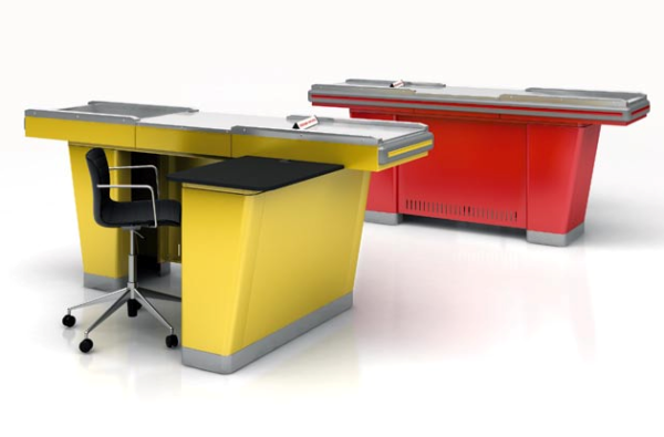 01_Кассовый бокс Stream-L-230 (шлиф. нерж., без вырезов, узкий накопитель), RAL3000, Красный, Правый 01_Кассовый бокс Stream-L-230 (шлиф. нерж., без вырезов, узкий накопитель), RAL3000, Красный, Правый