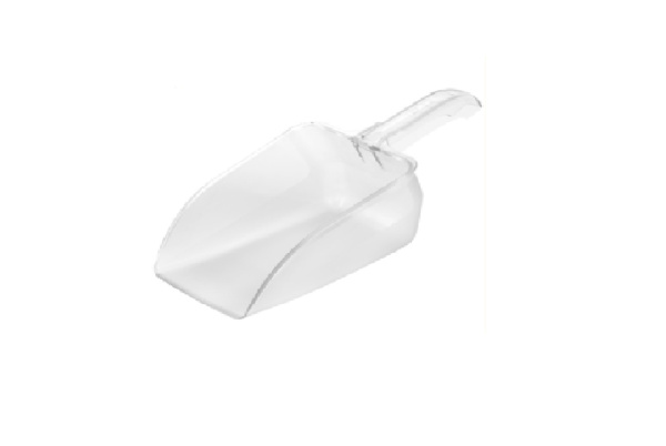 01_Совок для сыпучих продуктов 1890 мл прозрачный (поликарбонат)