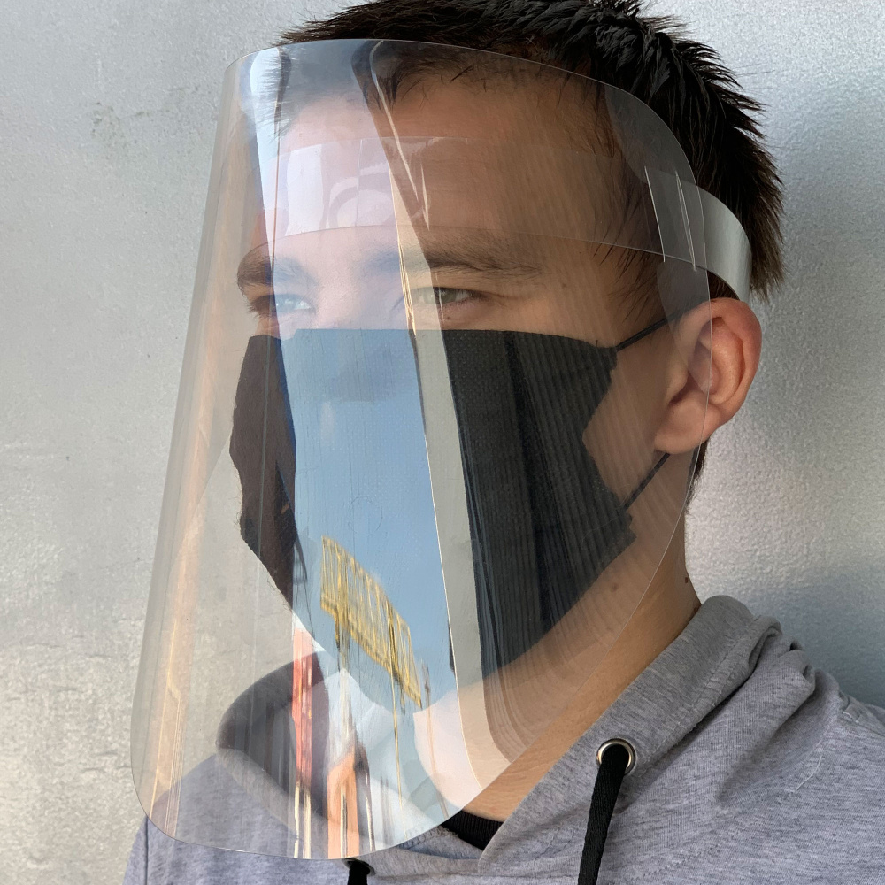 04_Маска защитная для лица (экран) ПЭТ