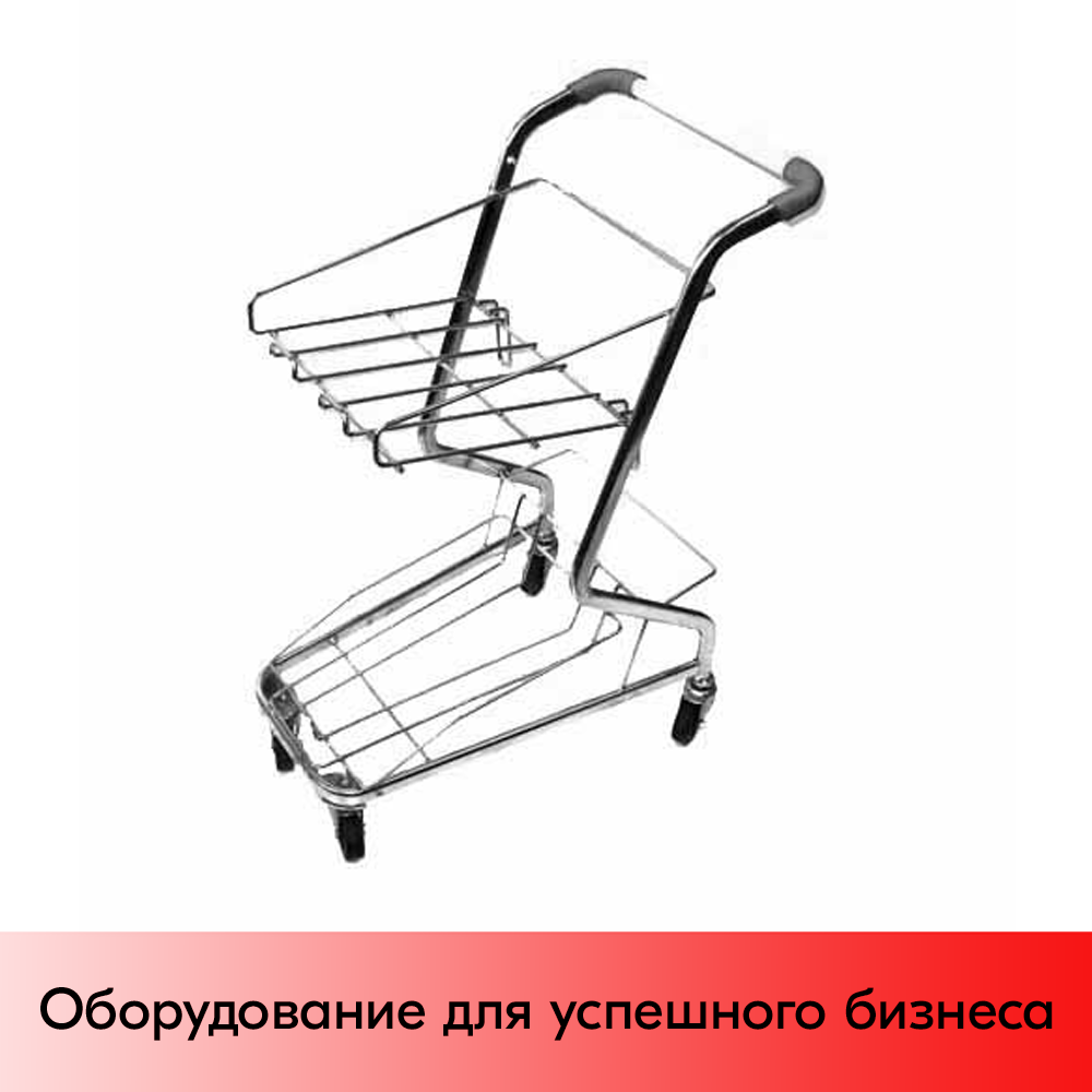 01_Тележка-подставка для двух корзин TBF5-GR, Серый