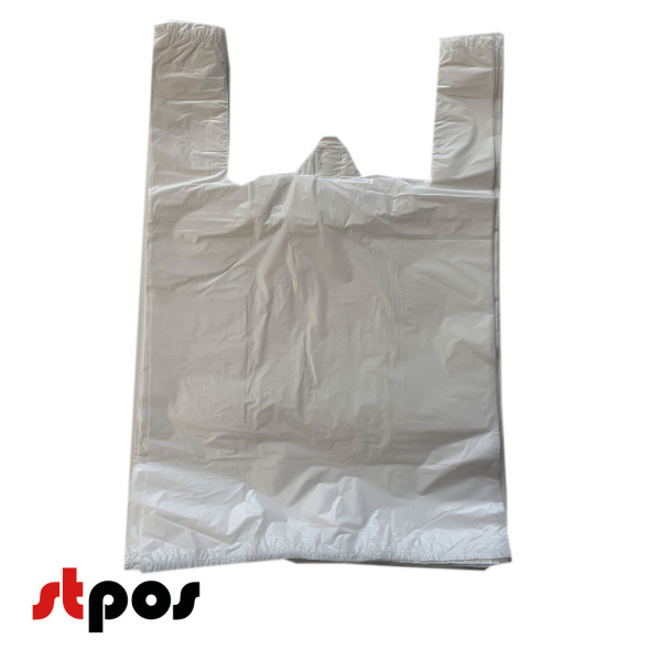 00_Пакет МАЙКА, размер  28х50см, 100 штук в упаковке, 30 упаковок в мешке, цвет белый