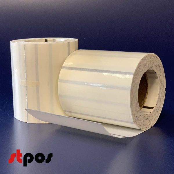 00_Полипропиленовая ПРОЗРАЧНАЯ термо-трансферная этикетка 80х48х500