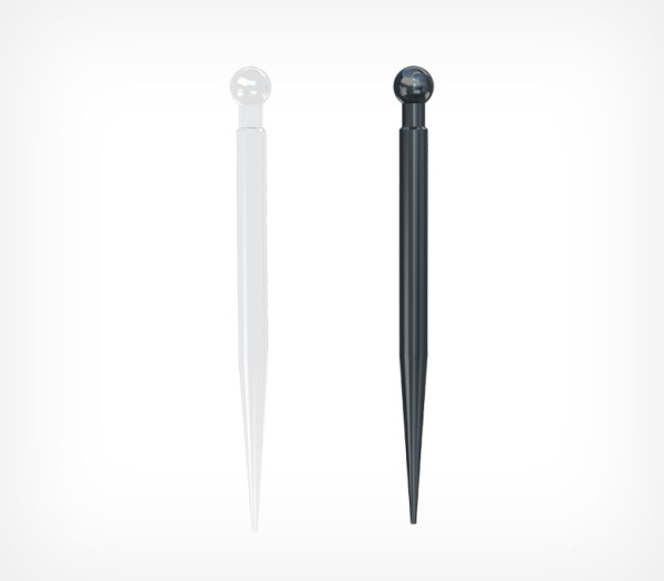 01_Иголка пластиковая для шарнирного ценникодержателя STICK, 80 мм, Черный