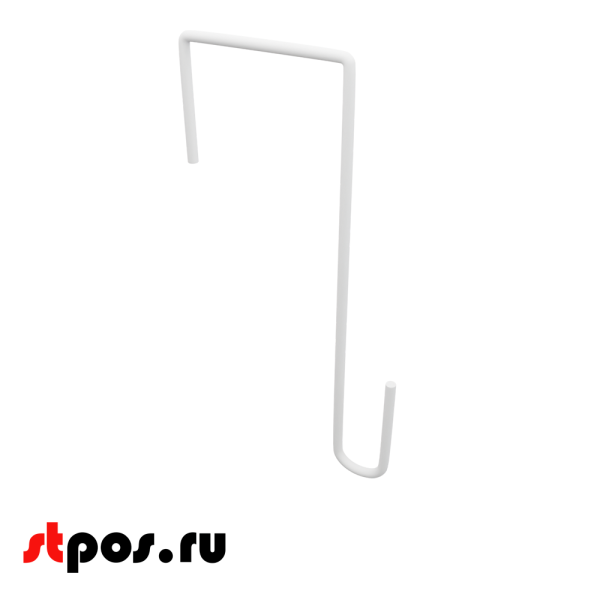 00_Крючок для выставок крашеный Белый