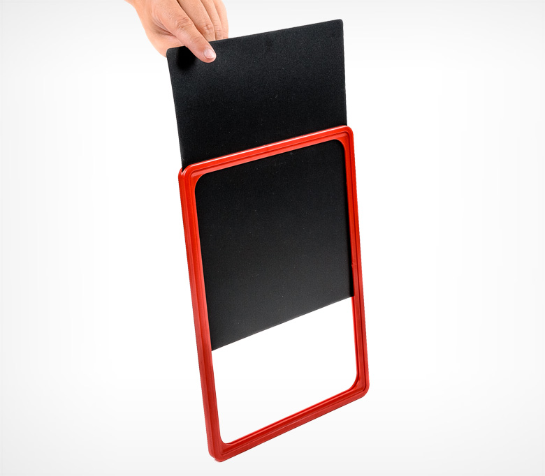 02_Табличка для нанесения надписей меловым маркером BB А3, черная