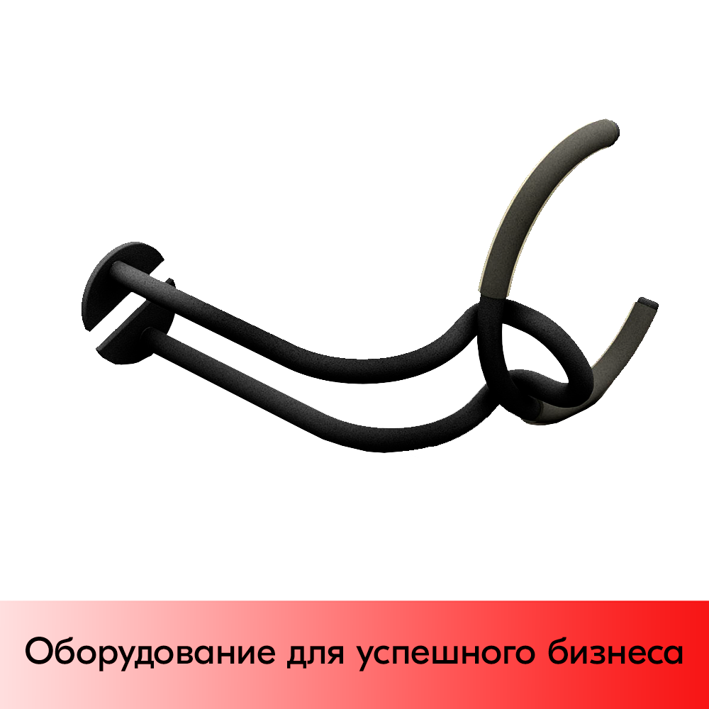 01_Кронштейн для сканера штрихкода  баркода, Муар, RAL9005 Черный