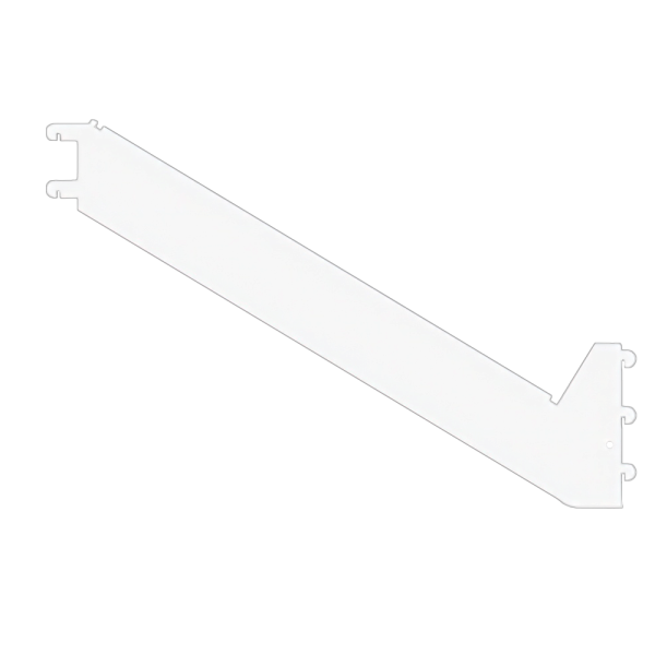 sk_Полкодержатель наклонный стеллажа фруктово-овощного 500 мм (25 серия), Глянец, RAL9016 Белый