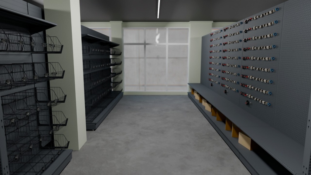 3D дизайн интерьера коммерческого