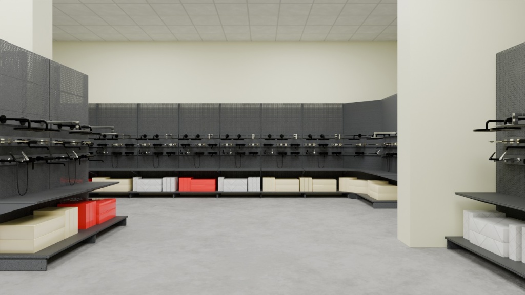 усиленный стеллаж