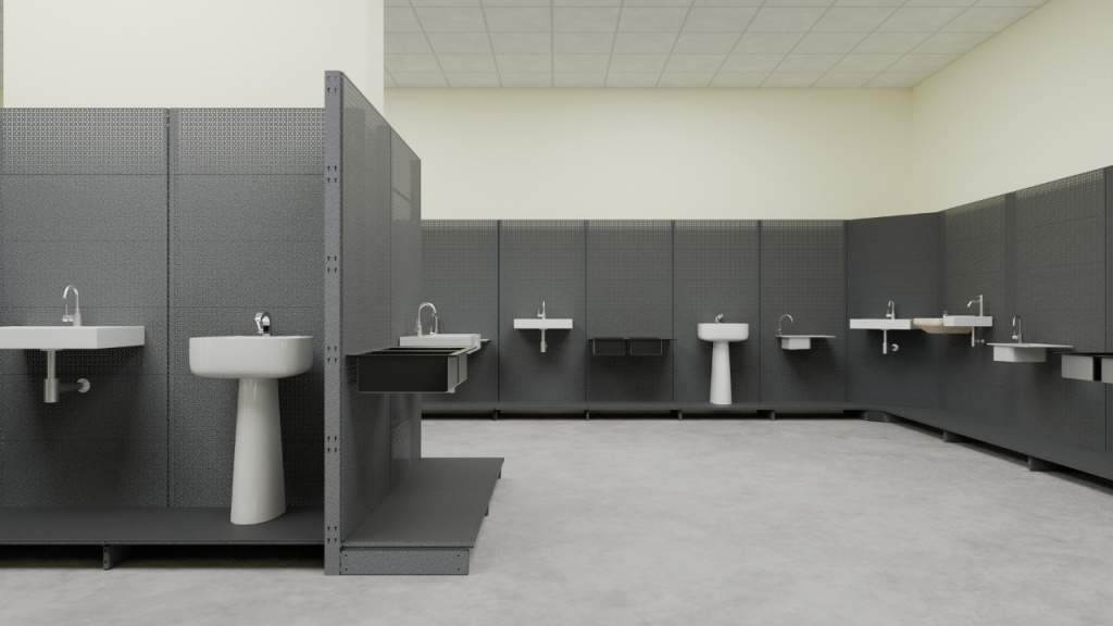 стеллаж для сантехники