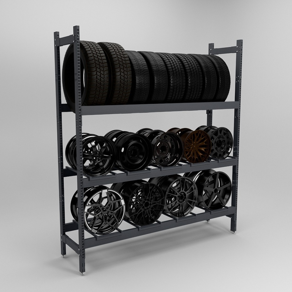 стеллаж для колес