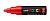 Маркер на водной основе POSCA PC-7M, красный (RED - 15), 4.5 - 5.5 мм, пул. нак.