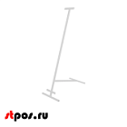 Опора напольная наклонная (2 отв.) комплект, RAL9016, Белый