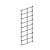 Стенка сетчатая угла внешнего 400 мм (стойка 90х30) (25 серия), Глянец, RAL9016 Белый