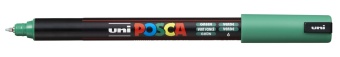 1_Маркер на водной основе POSCA PC-1MR, зеленый (GREEN - 6), 0.7 мм, игол. нак.
