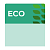 Шелфстоппер stpos LEAF из ПЭТ 0,3мм в ценникодержатель, 70х75 мм "eco", зеленый тон