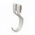 Крючок универсальный 75х24,5х20 (2 шт) для гардеробной системы ТИТАН - GS, RAL 9016, Белый