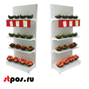 12_Прайсборд пластиковый для размещения ценников и постеров А4, А5 PRICEBOARD A5, 1200мм, Красный