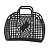 Покупательская сетчатая сумка-корзина Fama 15 литров, Черная