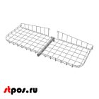 Корзина торцевая 1000 нижний ярус RAL 9006 (серый)