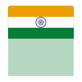 sk_Шелфстоппер stpos ФЛАГИ (Индия) из ПЭТ 0,3мм в ценникодержатель, 70х75 мм, зеленый