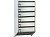 Почтовый ящик Практик PB-6C.KL, многоквартирный, 633/745x390x200, Серый