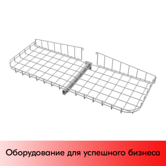 01_Корзина торцевая 1000 нижний ярус RAL 9006 (серый)