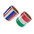 НАБОР Рулон этикетки самокл,Флаг России+Рулон этикетки самокл,Флаг Италии 20х30мм, 250 шт в рулоне