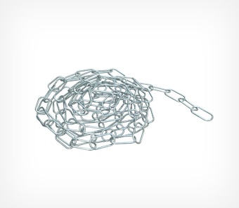 01_Цепочка металлическая для подвешивания CHAIN, намотка 30м