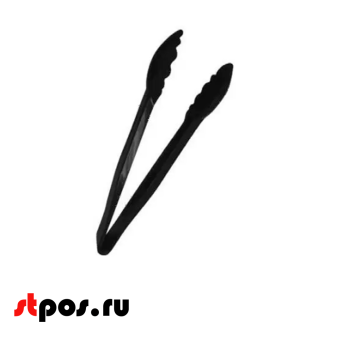 00_Щипцы универсальные 240 мм, поликарбонат (до +120°C), Черный