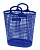 Покупательская сетчатая сумка-корзина Kanguro 27 литров, Синяя