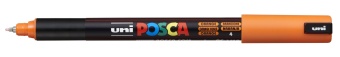 1_Маркер на водной основе POSCA PC-1MR, оранжевый (ORANGE - 4), 0.7 мм, игол. нак.