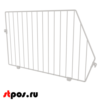 00_Разделитель для корзины сетчатой 500х300 мм БЕЛЫЙ