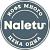 Этикетка самоклеящаяся с печатью под заказ, "Naletu", диаметр 40мм, 1000шт