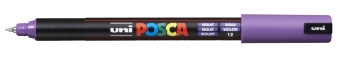 1_Маркер на водной основе POSCA PC-1MR, фиолетовый (VIOLET - 12), 0.7 мм, игол. нак.