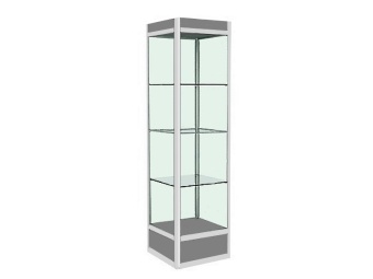Витрина алюминиевая ВАПФК-3П (500х500х1800 мм), 3 полки_1